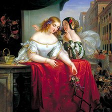 Схема вышивки «на балконе»