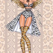 Схема вышивки «Француженка3»