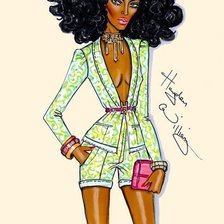 Схема вышивки «Француженка4»