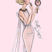 Схема вышивки «Француженка5»