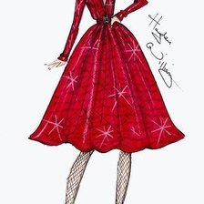 Схема вышивки «Француженка7»