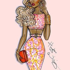 Схема вышивки «Француженка8»