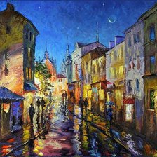 Схема вышивки «дождь»