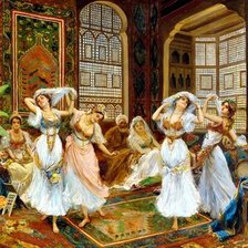 Схема вышивки «Танец»