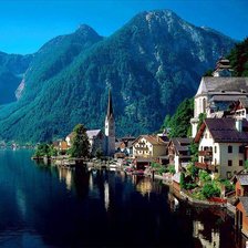 Схема вышивки «Городок»