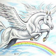 Схема вышивки «Пегас»