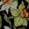 Предпросмотр схемы вышивки «нарциссы на черном» (№442551)
