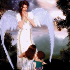 Схема вышивки «серия "ангелы"»