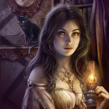 Схема вышивки «Колдунья»