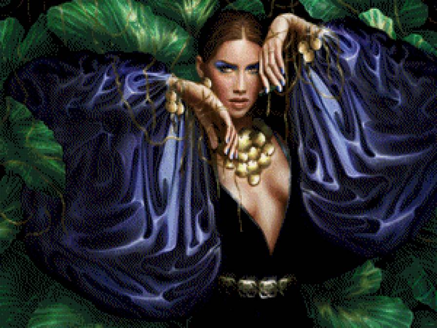 Колдунья - колдунья, люди, девушка, чародейка - предпросмотр