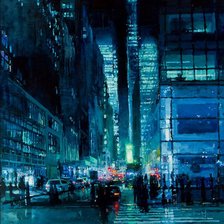 Схема вышивки «Городской пейзаж»