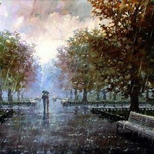 Схема вышивки «Городской пейзаж»