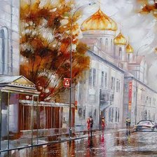 Схема вышивки «Городской пейзаж»