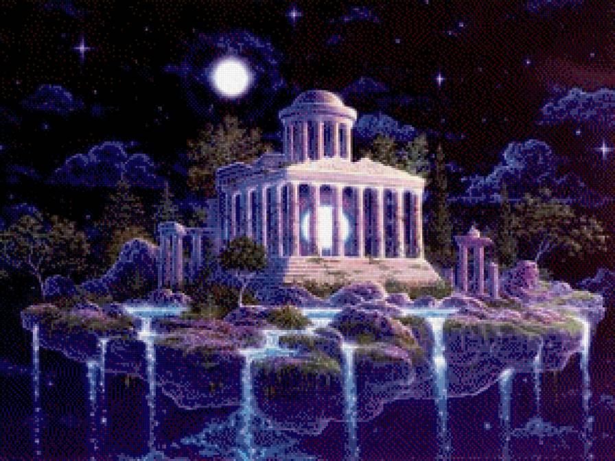 Сказочный замок - пейзаж, замок, архитектура - предпросмотр