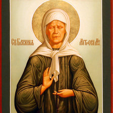 Схема вышивки «икона Матрона»