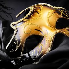 Схема вышивки «маска»