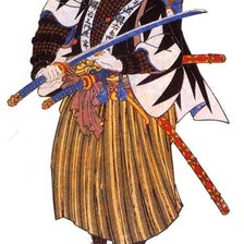 Схема вышивки «Самурай»