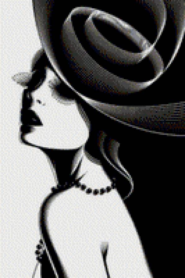 Девушка,монохром - девушка, монохром - предпросмотр