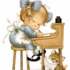 Схема вышивки «письмо»