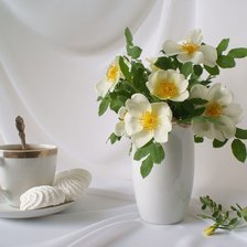 Схема вышивки «Жасминовый чай»