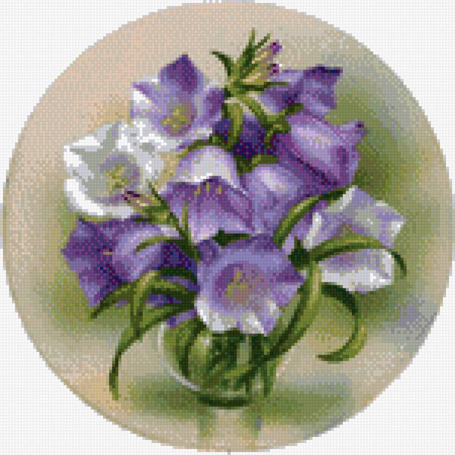 Колокольчики - цветы, натюрморт - предпросмотр