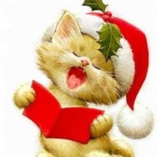 Схема вышивки «котёнок»