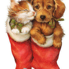 Схема вышивки «подарочек»