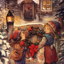 Схема вышивки «дети»