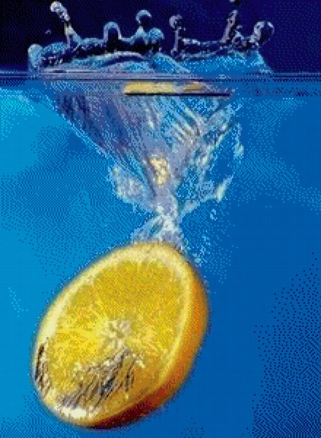 лимон - вода, еда, брызги, лимон - предпросмотр