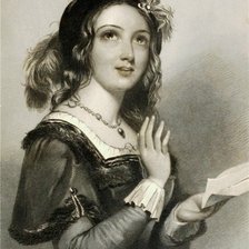 Схема вышивки «Дама»