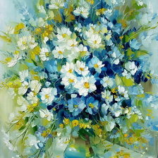 Схема вышивки «Букет»