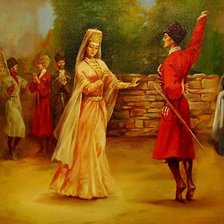 Схема вышивки «лезгинка»