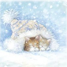 Схема вышивки «зима»