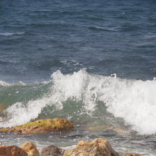 Схема вышивки «море»