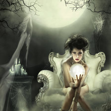 Схема вышивки «тайна»