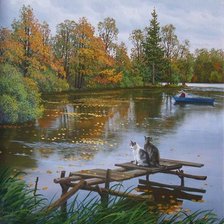 Схема вышивки «ловись рыбка»