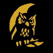 Схема вышивки «Сова»