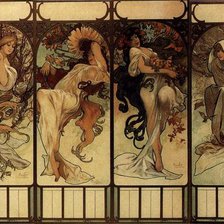 Схема вышивки «времена года»