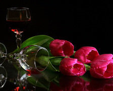 Схема вышивки «Розовые розы»