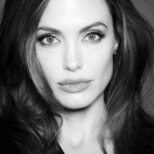 Схема вышивки «Анджелина Джоли»