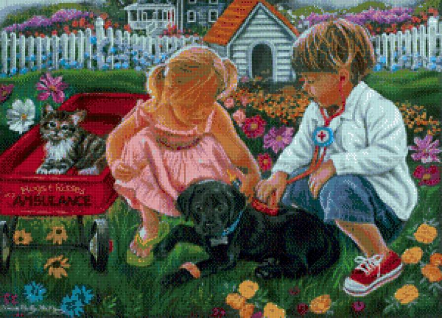 доктор Айболит - дети - предпросмотр