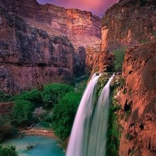 Схема вышивки «водопад»