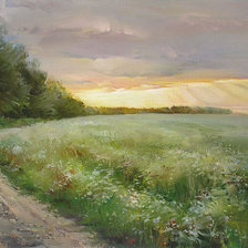 Схема вышивки «doroga u polja»