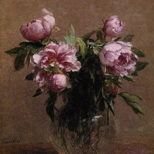 Схема вышивки «Букет пионов»