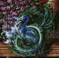 Схема вышивки «дракон»