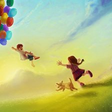 Схема вышивки «вверх»