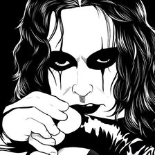 Схема вышивки «Ворон»