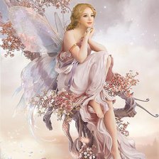 Схема вышивки «Цветочная фея»