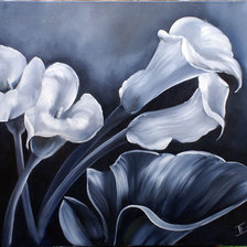 Схема вышивки «каллы»