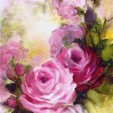 Схема вышивки «розы»